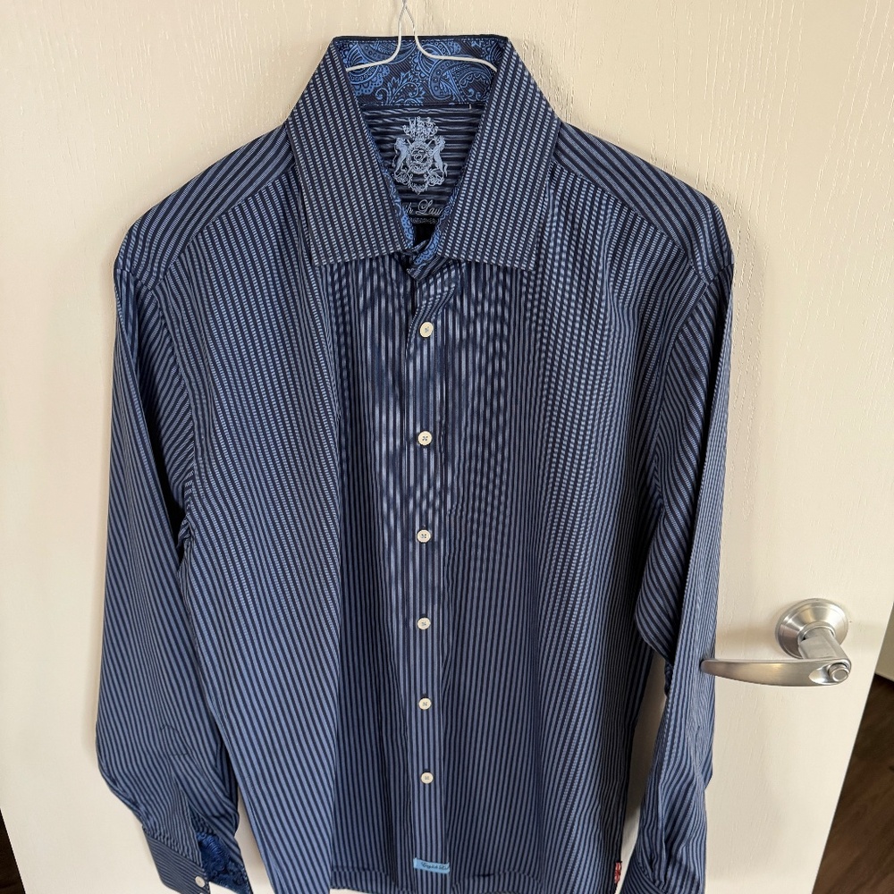 English Laundry Dress Shirt: 16.5 x 34/35